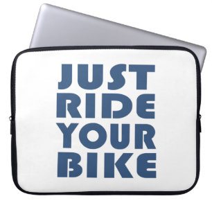 cykla inspirerande citattecken laptop fodral