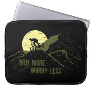 cykla inspirerande citattecken laptop fodral