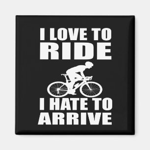 cykla inspirerande citattecken magnet