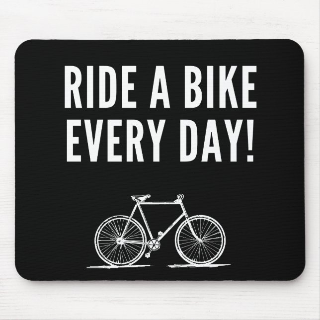 cykla inspirerande citattecken musmatta (Framsidan)