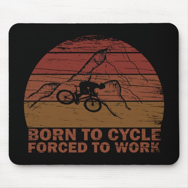 cykla inspirerande citattecken musmatta (Framsidan)