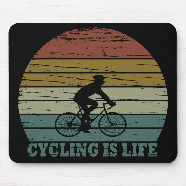 cykla inspirerande citattecken musmatta (Framsidan)