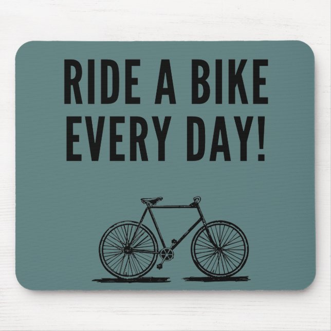 cykla inspirerande citattecken musmatta (Framsidan)