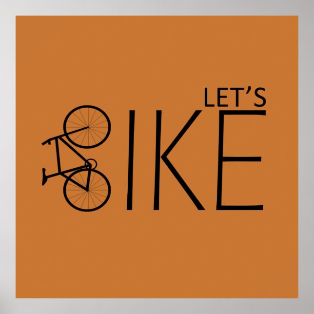 cykla inspirerande citattecken poster (Framsidan)