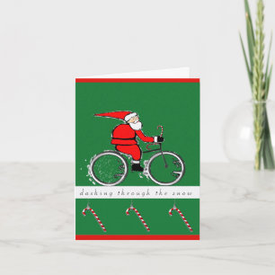 cykla julkort helgkort