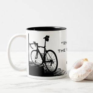 Cykla kaffemuggen Två-Tonad mugg