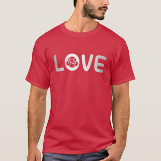 cykla kärlek vänner t shirt