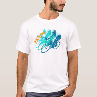Cykla konstutslagsplatsen. Fullständigt anpassade! Tee Shirt