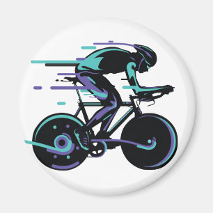Cykla lätt magnet