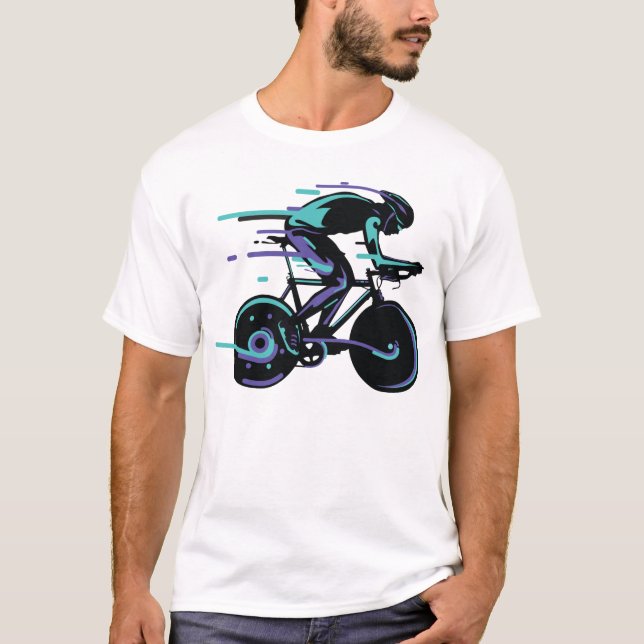 Cykla lätt t-shirt (Framsida)