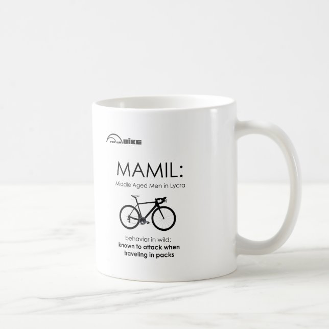 Cykla muggen - MAMIL-uppförande Kaffemugg (Höger)