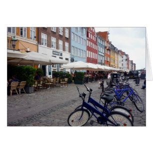 Cykla nyhavn hälsningskort
