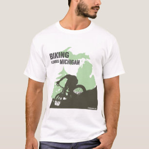 Cykla över Michigan T-shirt