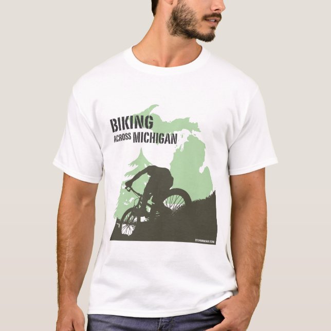 Cykla över Michigan T-shirt (Framsida)