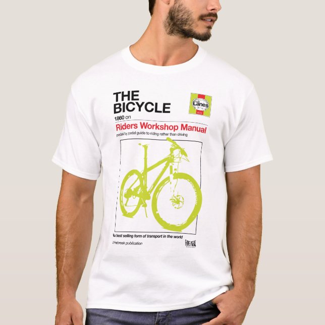 Cykla T-skjortan Tee Shirt (Framsida)