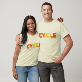 Cykla textdesign tee