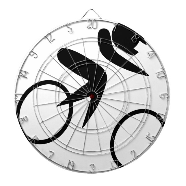 Cykla till fred och glädje darttavla (Framsidan)