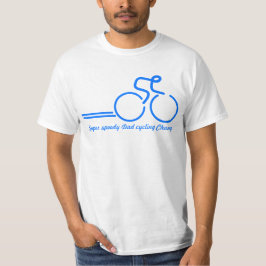 Cykla utslagsplatsen för ryttare för t-shirt