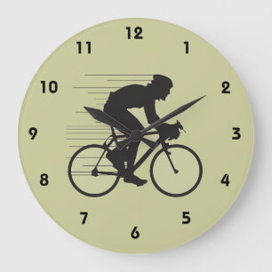 Cykla väggklocka för design