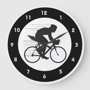 Cykla väggklocka för design