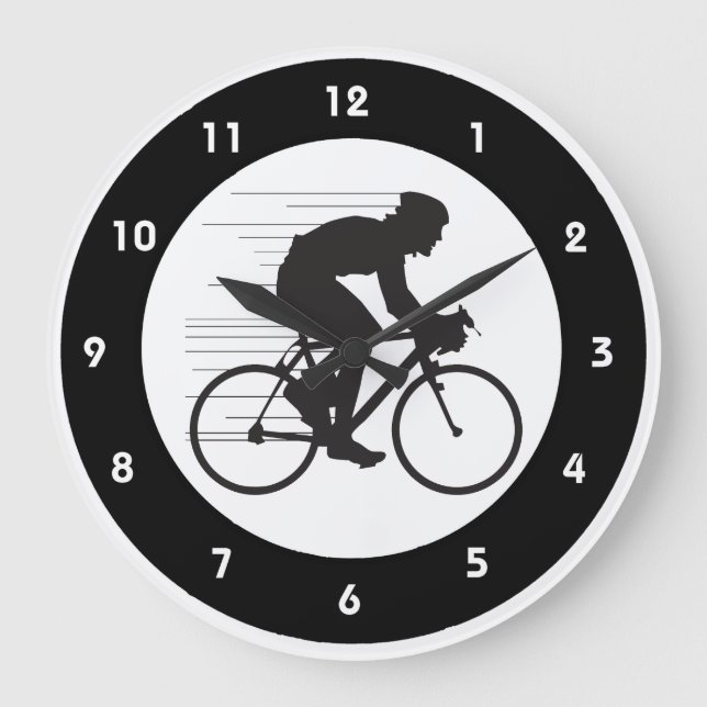 Cykla väggklocka för design (Framsida)