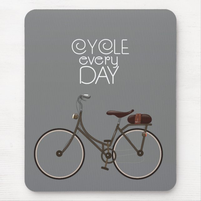 Cykla varje dag. musmatta (Framsidan)