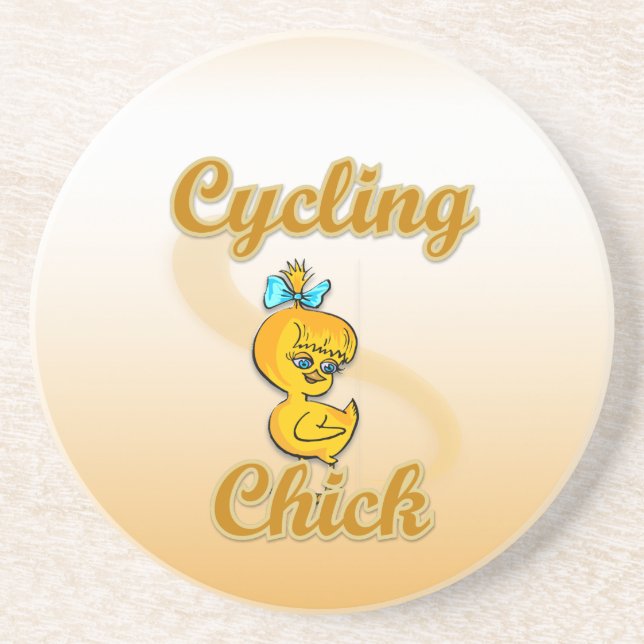 Cyklande Chick Underlägg (Framsidan)