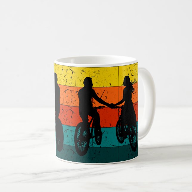 Cyklande entusiaster kaffemugg (Framsida höger)