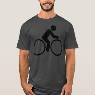 Cyklande logotyp t shirt