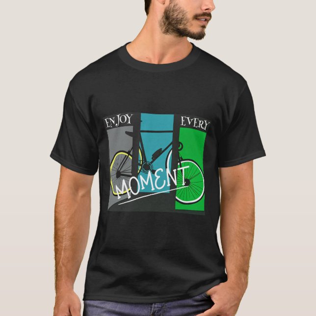 Cyklande mentalitet och visdom t shirt (Framsida)