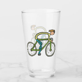 Cyklande Stickman Glaskopp