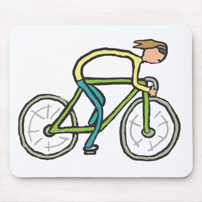 Cyklande Stickman Musmatta (Framsidan)