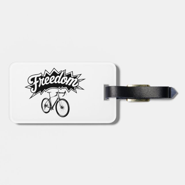 Cyklar Är Frihet Bagagebricka (Baksida Vågrät)
