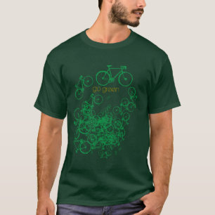 cyklar blir en grön livsstil tee