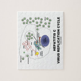 Cyklar den virus- replicationen för hepatit C Pussel