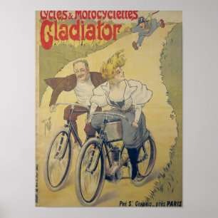 Cyklar för Gladiator för affischadvertizing Poster