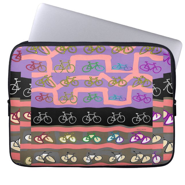 Cyklar Laptop Fodral (Framsidan)