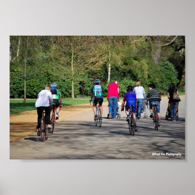 Cyklar och barnvagnar poster (Framsidan)