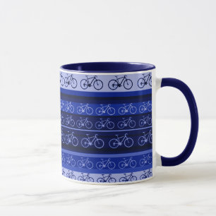cyklar på rand mugg