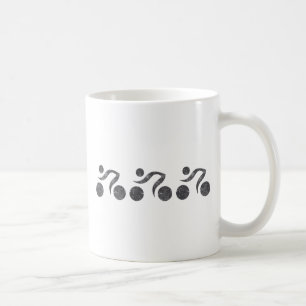 Cykler i Grått Kaffemugg