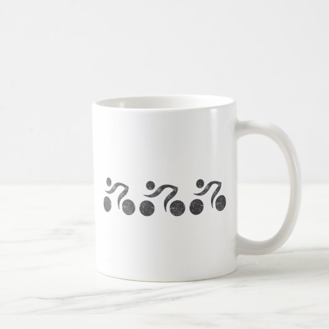Cykler i Grått Kaffemugg (Höger)
