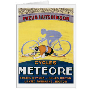Cykler Meteore Hälsningskort