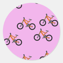 Cykler mönster på rosa