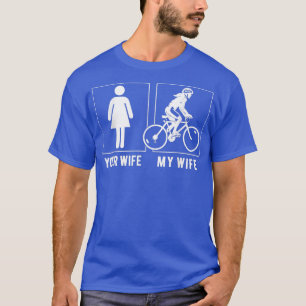 CYKLERA DIN RÖDA MY WIFE T SHIRT