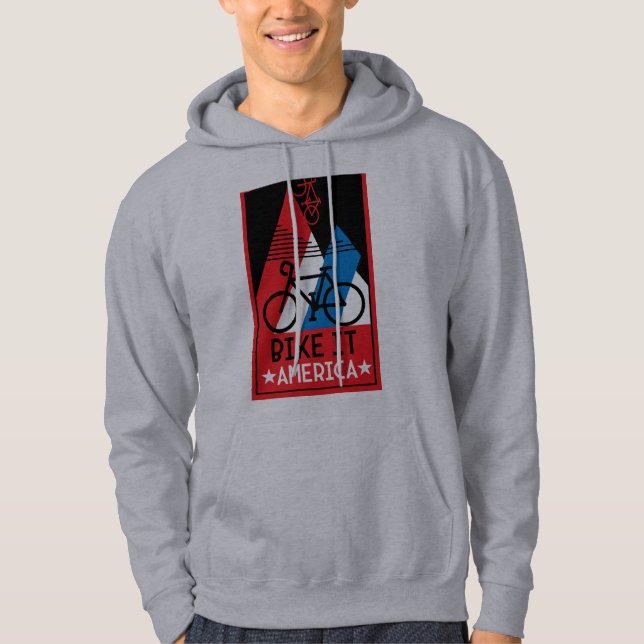 Cykling America Hoodie (Framsida)