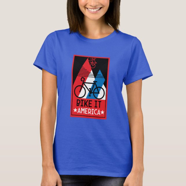 Cykling America T Shirt (Framsida)