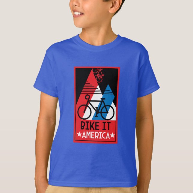 Cykling America T Shirt (Framsida)