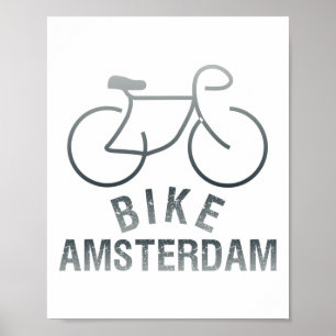 Cykling Amsterdam Nederländerna Grafik _1 Poster