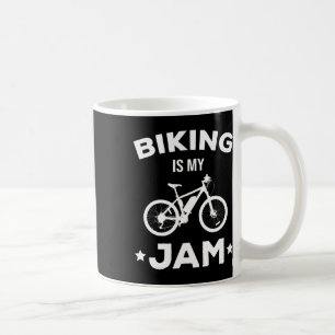 Cykling Är Min Grej Cykel Älskare Cykling Cykel Mo Kaffemugg