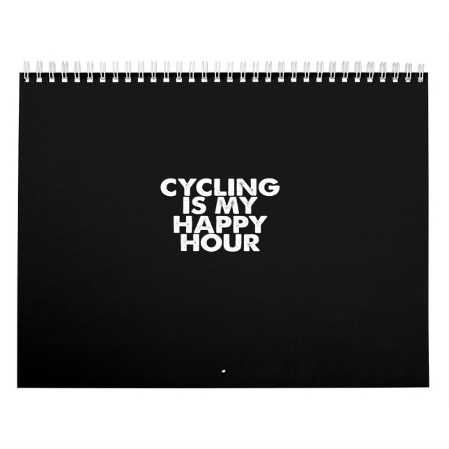 Cykling är min lycklig-timme kalender (Omslag)